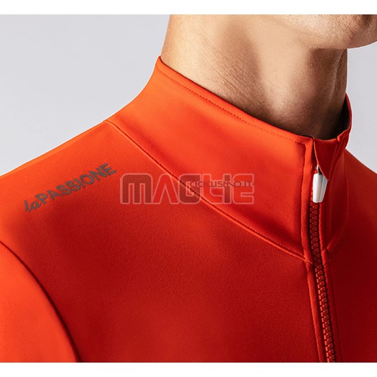 Maglia La Passione Manica Lunga 2019 Rosso Nero